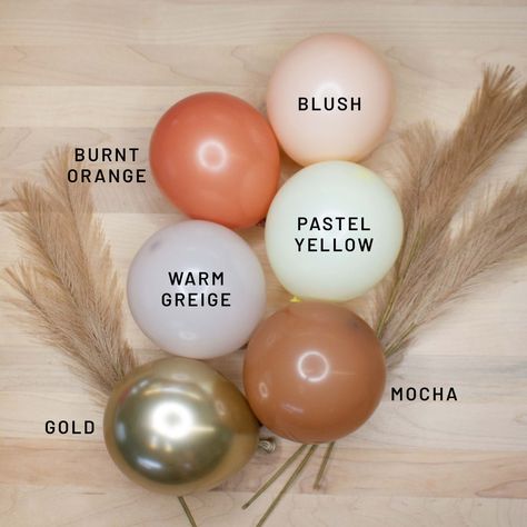 "Rustic boho shades make for a stunning and trendy statement for your upcoming boho baby shower, boho bridal shower, birthday party, or wedding. Use these balloons to make a custom balloon garland, balloon bouquet, or create your own masterpiece. Whatever your setup, these neutral balloons are sure to impress and inspire your guests! *CHOOSE YOUR BALLOONS* Select your COLOR and balloon SIZE in the drop-downs above! This listing is for individual balloons of your choice. Select from the following Fall Birthday Party Decorations For Women, Neutral Fall Bridal Shower Decor, Fall Color Baby Shower Ideas, Boho Balloon Bouquet, Fall Bridal Shower Balloon Arch, Elegant Fall Baby Shower Ideas, Fall Baby Shower Color Scheme, Fall Baby Shower Balloons, Neutral Color Birthday Party Ideas