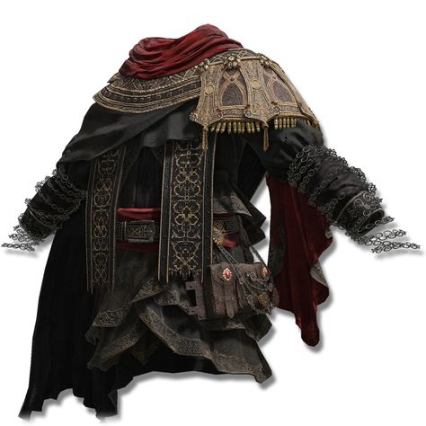 Demonic Outfits Male, Medieval Gothic Fashion Male, Medieval Desert Clothing, Dnd Male Outfit, Warlock Clothing, Necromancer Outfit, Elden Ring Armor, Sorcerer Outfit, Mage Clothing