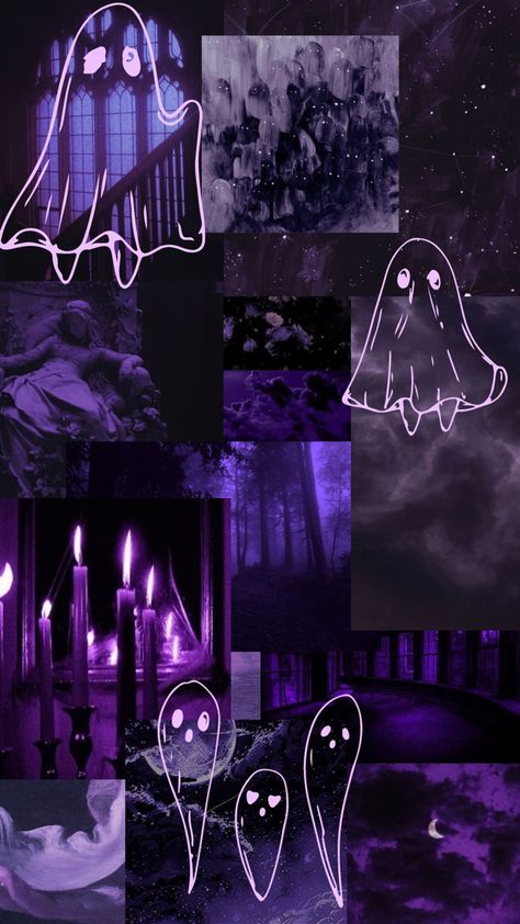 Ghost Purple Wallpaper, Purple Gothic Wallpaper Laptop, Purple Ghostface Wallpaper, Purple Aesthetic Ghost, Purple Goth Wallpaper, Purple Ghost Aesthetic, Purple Horror Aesthetic, Aesthetic Ghost Wallpaper, Aesthetic Ghost