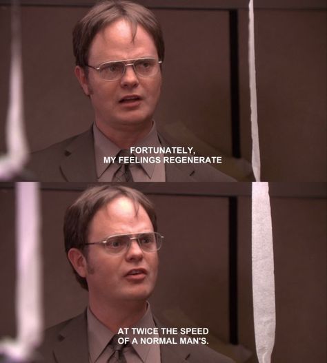 Grow a thicker skin: | 31 Dwight Schrute Quotes To Live Your Life By Dwight Meme, The Office Quotes Dwight, Dwight Quotes, Dwight Schrute Quotes, The Office Quotes, Office Quotes Funny, The Office Dwight, Office Jokes, The Office Show