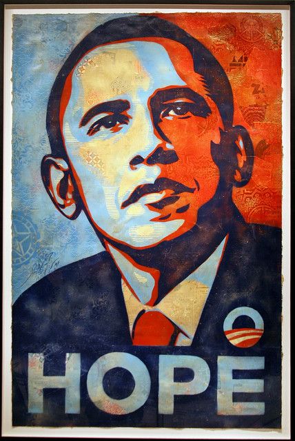 National Portrait Gallery Hangs Shepard Fairey’s Portrait of Barack Obama by cliff1066™, via Flickr Obama Painting, Shepard Fairy, Obama Art, Obama Poster, Obama Portrait, Mr Obama, Shepard Fairey Obey, Gcse Art Exam, Rhode Island School Of Design