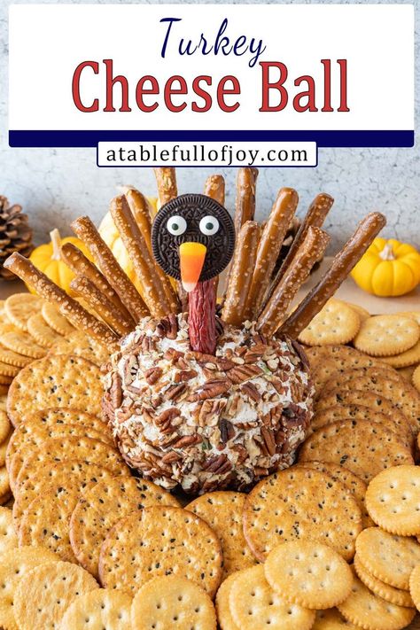 This Turkey Cheese Ball is so easy and fun to make, everyone will love it! Not only is shaped like a turkey but it’s tasty too! 🦃 #thaksgiving #turkey #cheeseball Cheese Ball Turkey, Thanksgiving Cheese Ball, Turkey Cheeseball, Turkey Cheese Ball Recipe, Turkey Cheese Ball, Thanksgiving Food Crafts, Turkey Appetizers, Cheese Ball Recipes Easy, Thanksgiving Appetizer