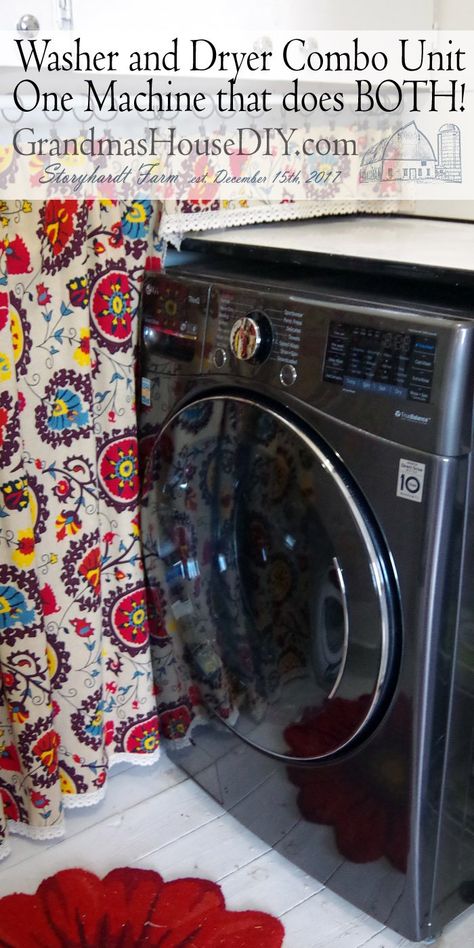 Washer and Dryer Combo Unit - One Machine that does BOTH! Apartment Washer And Dryer, Best Washer And Dryer, Rv Washer Dryer, Small Washer And Dryer, Small Space Laundry, Washer And Dryer Combo, Best Washer Dryer, Compact Washer And Dryer, Bathroom And Walk In Closet