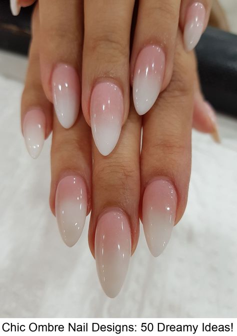 Chic Ombre Nail Designs: 50 Dreamy Ideas! #wedding #nails Alaska Nails, Nails For Trip, Pink Nail Design Ideas, Winter Fall Nails, Ombre Nails Ideas, Minimalist Nail Design, Nails Engagement, Ombre Nail Ideas, Glitter Nail Ideas