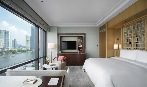 CAPELLA BANGKOK I :: Behance Big Hotel Room, Hotel Interiors, Hotel Furniture, Bedroom Hotel, Hotel Suites, Hotel Design, Hotel Room, Room Set, Hotels Room