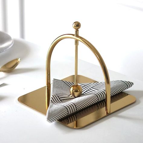 Modern Fashion Luxury Napkin Holder for Tables, Dining, Picnic Table, Home Decor, Celebration Party & More ! #ad Decor Celebration, Luxury Napkin, Table Home Decor, Home Decor Modern, Party Napkins, Kitchen Utensils Gadgets, Napkin Holder, Celebration Party, Picnic Table