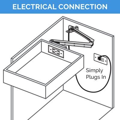 Drawer Outlet Bathroom, Docking Drawer, Armoire Entree, Electrical Connection, Furniture Details, Power Outlet, Home Office Design, Bathroom Interior Design, Bathroom Interior