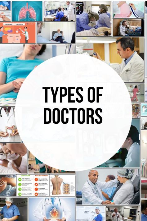 List Of Different Types Of Doctors, Types Of Doctors List, Types Of Doctors, General Doctor, Vascular Surgery, General Practitioner, Peripheral Nerve, Nuclear Medicine, Medical School Inspiration