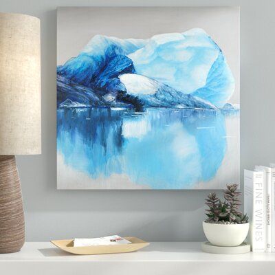 Iceberg Painting, Iceland Painting, Creative Wall Art, Water Surface, Painting Inspo, Best Canvas, Ebern Designs, Canvas Size, Iceland