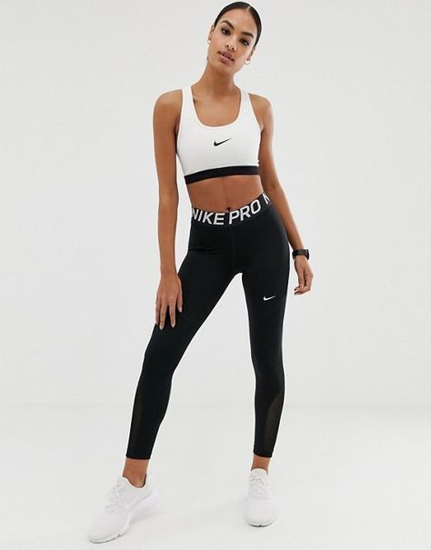 Nike Leggings Outfit, Nike Pro Leggings Outfit, Looks Total Jeans, Outfits Leggins, Legging Court, Cheap Leggings, Nike Pro Leggings, Cute Workout Outfits, Yoga Legging