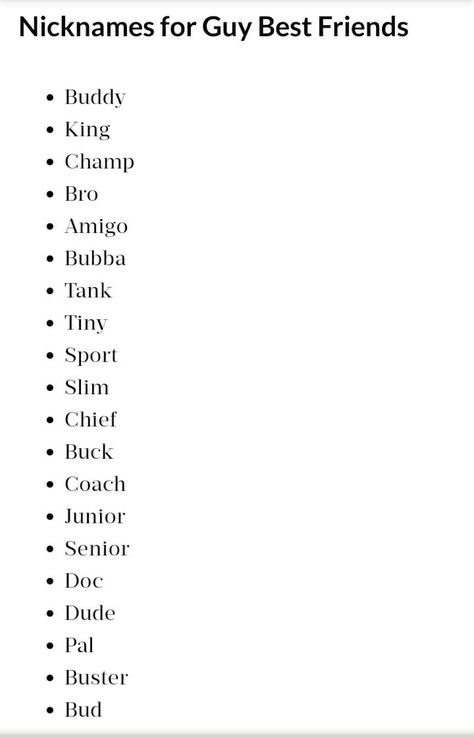 Nicknames To Give Your Guy Best Friend, Guy Friend Nicknames Ideas, Funny Names For Male Bestie, Nick Names For Guy Best Friends, Names To Call Your Guy Friend, Contact Name For Guy Best Friend, Names To Call Your Guy Best Friend, Guy Best Friend Contact Names, Photos With Guy Best Friend