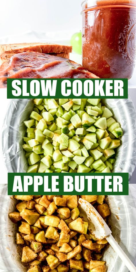 Baked Granny Smith Apples Recipe, No Peel Apple Butter, Apple Peel Recipe, Granny Smith Apples Recipes, Autumn Meals, Slow Cooker Apple, Slow Cooker Apple Butter, Apple Butter Recipe, Apple Recipes Easy