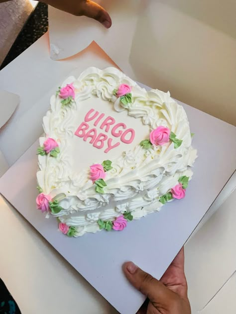 Virgo Baby Cake, Virgo Cake Ideas, Birthday Widget, Virgo Birthday Cake, 21 Bday Ideas, Virgo Szn, 27 Birthday, 21 Bday, 21st Bday Ideas