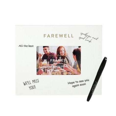 Splosh Signature Frame Farewell Available now for fast delivery. Same day dispatch. Free Shipping available. Lowest prices guaranteed. Farewell Card, The Farewell, Disney Stockings, Card With Photo, Farewell Cards, Growing Up Girl, The Gruffalo, Disney Traditions, Farewell Gifts