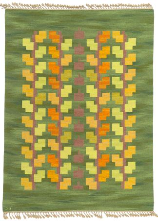 ​6 x 9 Vintage Swedish Rollakan Rug 78489 Biophilic Design, Scandinavian Rug, Lifestyle Art, Swedish Design, Flat Weave Rug, Textile Artists, Rugs And Carpet, Scandinavia, Custom Rugs