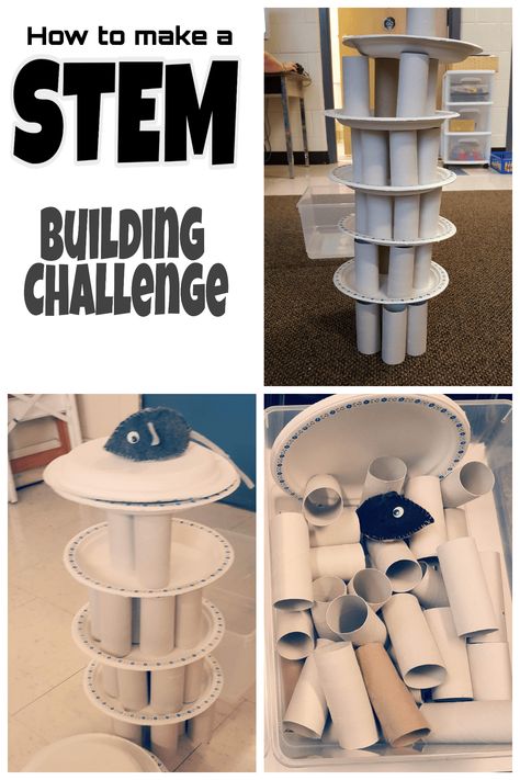 Stem Activities Kindergarten, Kindergarten Stem, Stem Building, Elementary Stem Activities, Building Challenge, Steam Ideas, Stem Elementary, Preschool Stem, Stem Ideas