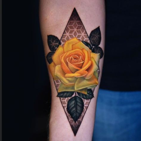 TattooAwards.com on Instagram: “LAST DAY OF THE MONTH, LAST DAY TO VOTE!! Best Tattoo of the Month entry by @dannyelliott_ink  Hosted by @tattooawards . .  Do you have a…” Muse Tattoo, Yellow Rose Tattoo, Last Day Of The Month, Yellow Rose Tattoos, Realistic Rose Tattoo, World Famous Tattoo Ink, Unusual Tattoo, Blackwork Tattoos, Famous Tattoos