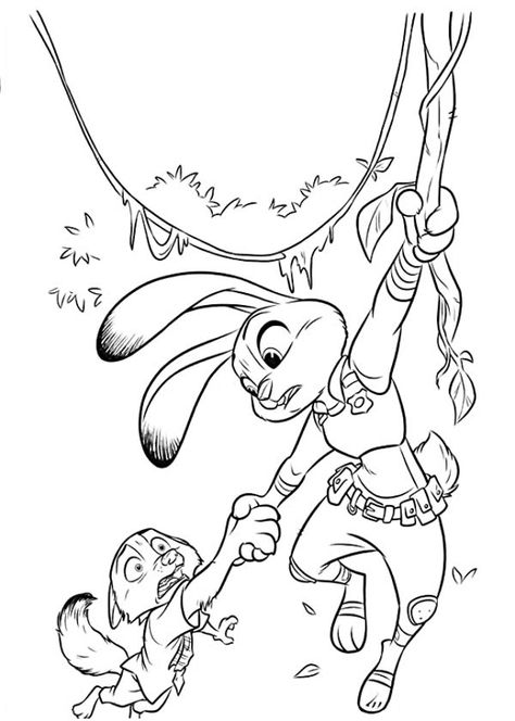 fun free coloring zootopia pages - Can we become what we want, or are we conditioned by our origins or social conventions? With Zootopia, his new animated film, Disney brings some of ou... #coloring #coloringpages #printable Zootopia Coloring Pages, Tsum Tsum Coloring Pages, Minion Coloring Pages, Rainbow Canvas, Disney Zootopia, Coloring Pages For Boys, Disney Colors, Online Coloring Pages, Color Magic