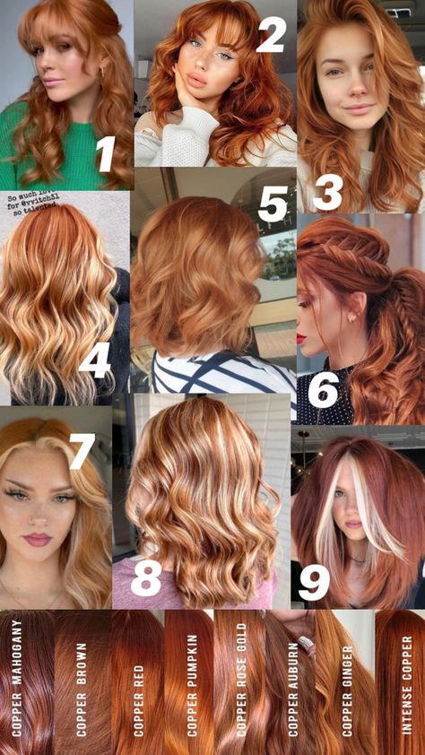 Coloring Your Hair At Home, Blond To Red Hair, Neutral Red Hair, Copper To Blonde Balayage, Russet Hair, Types Of Red Hair, Balayage Redhead, Hair Color Ideas Black, Short Hair Layers