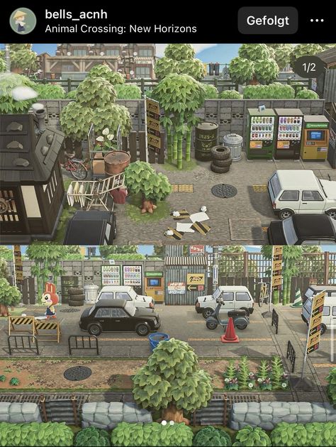 Animal Crossing Planning, Animal Crossing Urban City, Tokyo Themed Animal Crossing Island, Animal Crossing Street Design Codes, Acnh Worn Brick Path, Acnh Japanese City Entrance, Road Acnh Code, Animal Crossing Urban Island, Acnh Urban Island