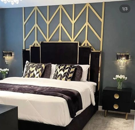 Pakistani Furniture Design Bedroom, Gold Bed Frame, Room Decor Ideas Aesthetic, Aesthetics Room Decor, Housing Decor, Decor Bedroom Aesthetic, Lights Room, Room Decoration Bedroom, Room Decoration Aesthetic