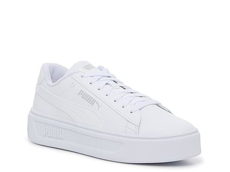 Outfits With Platform Sneakers, Platform Sneakers Outfit, White Puma Shoes, White Platform Sneakers, White Puma, Sneakers Puma, Puma Sneakers, Puma Women, Platform Sneaker