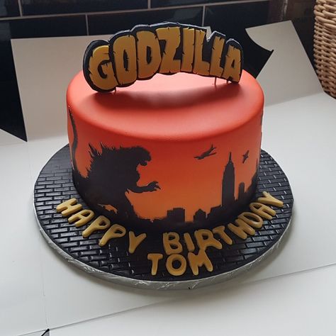 Birthday Cake For Girlfriend, Awesome Birthday Cakes, Picture Of Birthday, Godzilla Cake, Birthday Cakes For Girls, Godzilla Party, Godzilla Birthday Party, Snoopy Cake, Cakes For Girls