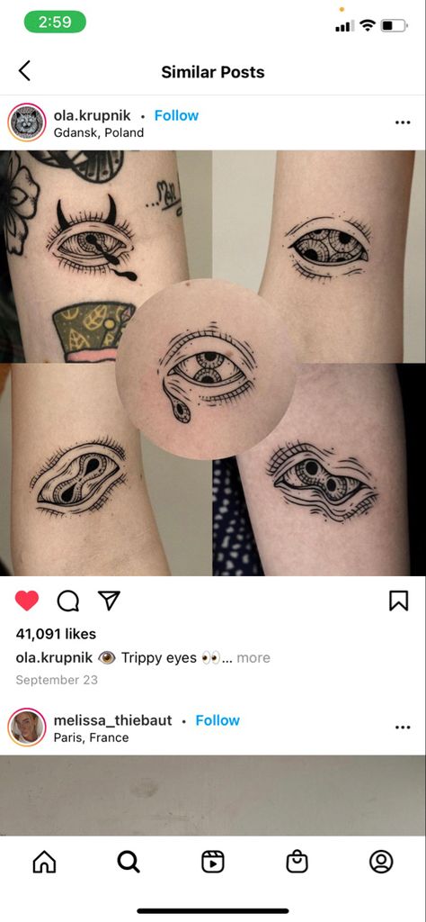 Trippy Eye, Eye Tattoo, Tattoos