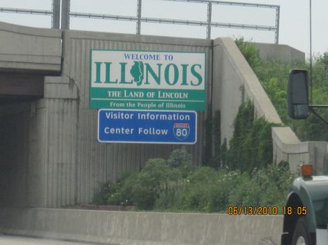 "Welcome to Illinois" state sign. I lived in Great Lakes, Chicago and Columbia. Welcome To Illinois Sign, Skokie Illinois, City Signs, Abe Lincoln, City Sign, State Signs, Travel Log, Illinois State, Usa States