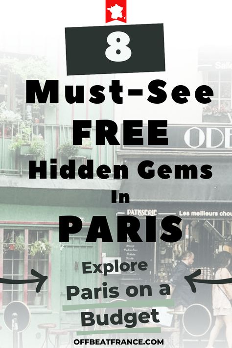 Is a visit to Paris, France on your 2024 summer bucket list? Then read this Paris travel guide to 8 best free things to do in Paris. Whether you plan to travel solo or enjoy Paris on a budget with family, friends or kids, this article summarizes the top free and fun things to do in Paris: from instagrammable Paris sights to FlashInvaders ceramic creatures on the wall challenge! Experience 8 quirky hidden gems in Paris, explore Paris off the beaten path and make your trip to Paris unforgettable! Instagrammable Paris, Wall Challenge, Paris Explore, Paris Sights, Best Hotels In Paris, Paris On A Budget, Ceramic Creatures, Hidden Gems In Paris, Paris Hidden Gems