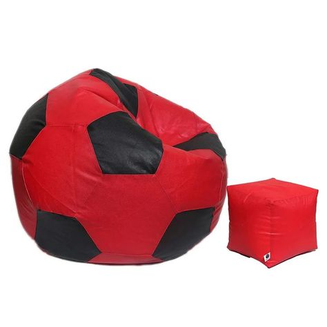 This leatherette 5xl jumbo football shape bean bag and puffy cover provide a touch of contemporary comfort to any living space. With its versatile design and comfortable design, this product will be a perfect addition to your home. In addition to being an excellent addition to modern furniture, it has many health benefits for your back. Bean bags are generally comfortable. They mold to any shape when you are in a comfortable position. With minimal maintenance and occasional spot cleaning, Bean Bag Covers, Bean Bags, Comfortable Design, Lounge Room, Bean Bag, Bedroom Office, Health Benefits, Modern Furniture, Living Room Bedroom