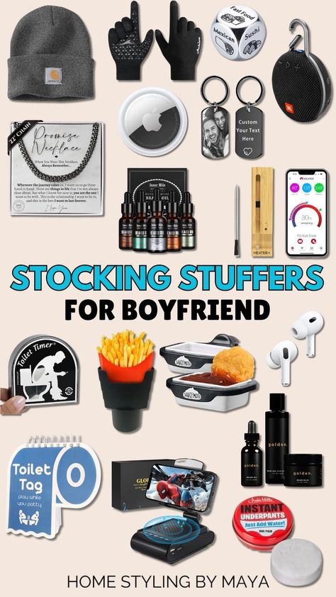 stocking stuffers for boyfriend ideas, small stocking stuffers for boyfriend Stocking Stuffers For Husband, Stocking Stuffers For Boyfriend, Mexican Sushi, Good Stocking Stuffers, Husband Stocking Stuffers, Stocking Stuffers For Wife, Boyfriend Christmas Ideas, Men Stocking Stuffers, Women Stocking Stuffers