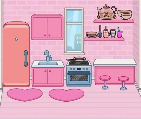 Toca Boca Kitchen, Princess Paper Dolls Printable, Soft Board Decoration, Free Printable Paper Dolls, Paper Doll Printable Templates, Kitchen Drawing, Kawaii Games, Kids Origami, Paper Clothes