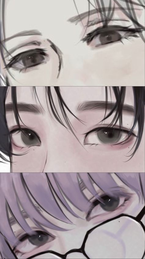 Semi Realism Eye Tutorial, Semi Realism Artstyle, How To Draw Semi Realism Eyes, Eyes Semi Realism, Jelly Eyes Drawing, Art Style Inspo Semi Realistic, Semi Realistic Drawing Eyes, Semi Realism Eyes Tutorial, Semi Realistic Drawing Digital