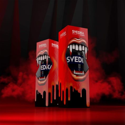 Svedka Halloween Limited Edition Packaging Bold Packaging Design, Bold Packaging, Svedka Vodka, Package Design Inspiration, Limited Edition Packaging, Vodka Brands, Drinks Brands, Halloween Drinks, Packing Design