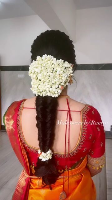 Hair Color For Short Hair, Color For Short Hair, Bridal Hairstyle For Reception, Indian Hairstyles For Saree, Hair Styles Cute, Messy Braided Hairstyles, Simple Bridal Hairstyle, Hair Color 2017, South Indian Wedding Hairstyles