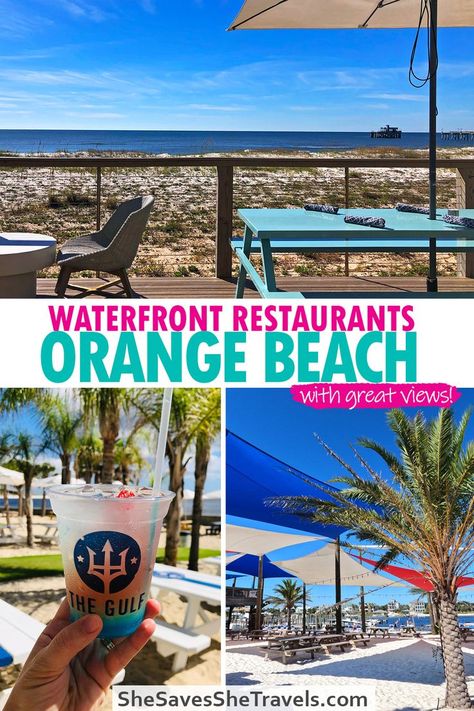 Orange Beach Alabama Restaurants, Orange Beach Restaurants, Gulf Shores Restaurants, Alabama Gulf Shores, Gulf Shores Alabama Vacation, Anniversary Destinations, Beach Life Hacks, Beach Life Quotes, Flora Bama