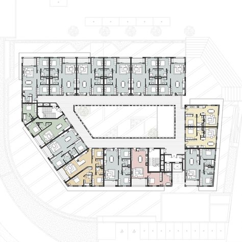 Gallery of Axis Building / dhk Architects - 30 Gensler Office, Apartment Block, Century City, Ground Floor Plan, Cape Town South Africa, Public Spaces, Structural Engineering, How To Level Ground, Public Space