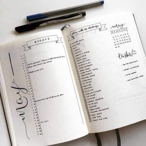 16 Best Bullet Journal Ideas Every Girl Needs - Craftsonfire Bullet Journal Collections, Boho Berry, Bullet Journal Monthly Spread, Bullet Journel, Bullet Journal Hacks, Bullet Journal Ideas, Bullet Journal Spread, Bullet Journal Layout, Bullet Journal Inspo