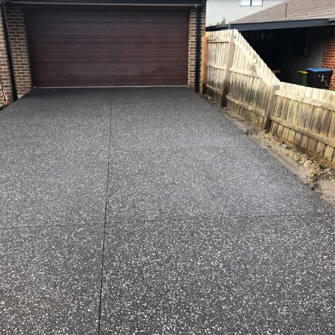 Dark Exposed Aggregate Driveway, Exposed Agrigate Concrete, Rustic Driveway, Aggregate Patio, Exposed Aggregate Driveway, Aggregate Driveway, Paver Sealer, Exposed Aggregate Concrete, Aggregate Concrete