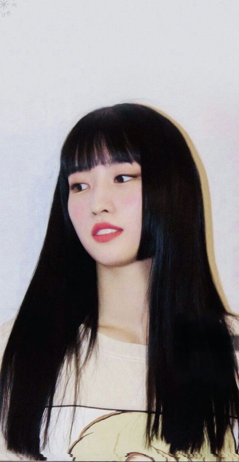 Momo Twice Hime Haircut, Momo Hime Cut, Hime Cut, Long White Hair, Red Hair Inspo, Hair Color Streaks, Hair Color Chart, Shot Hair Styles, Haircuts Straight Hair