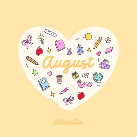 Happy August, friends! 💖 It truly does not feel like it can be August already but here we are! I hope you have an amazing month and squeeze in some more fun memories before school starts! Happy birthday month to all the August babies 🥳🎂 When does school start in your state? I’m from the South so it’s always started in August for me! 📚✏️🍎 #august #newmonth #firstofthemonth #newgoals #backtoschool #firstdayofschool #smallartist #stickershop Happy Birthday Month, August Baby, Birthday Month, New Month, Baby Quotes, Sticker Shop, I Hope You, First Day Of School, More Fun