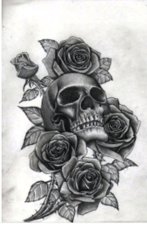 Download Skull and roses wallpaper by Tatuprnczz113082 - 96 - Free on ZEDGE™ now. Browse millions of popular black Wallpapers and Ringtones on Zedge and personalize your phone to suit you. Browse our content now and free your phone Black Rose Tattoo Meaning, Skull And Roses Tattoo, Trend Tattoo, Skull Rose Tattoos, Maori Tattoos, Girls With Sleeve Tattoos, Tattoo Trend, Black Rose Tattoos, Skull And Roses