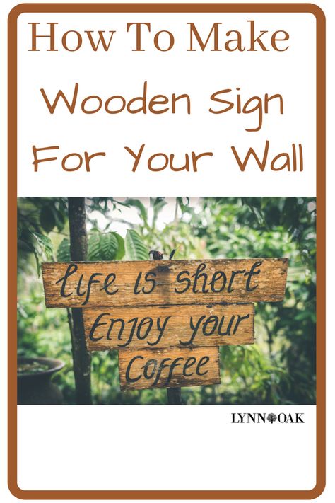 Just access to a computer and printer, and a few supplies and I'll show you how to make an awesome DIY wooden sign for your wall too!Read more → Diy Wooden Sign, Rustic Outdoor Decor, Wooden Signs Diy, Diy Rustic Decor, Wall Diy, Diy Outdoor Decor, Modern Home Furniture, Wood Crafts Diy, Diy Farmhouse