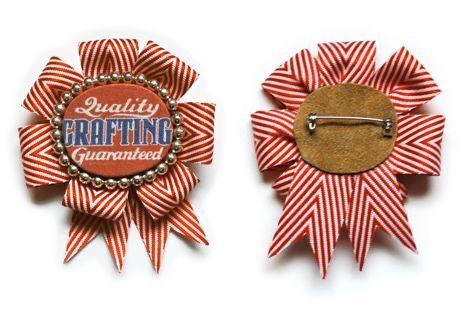 Badges With Ribbon, Vintage Ribbon Brooches, Diy Award Ribbon, Cathe Holden, Prize Ribbon, Award Ribbons, Award Ribbon, Ribbon Brooch, Ribbon Rosettes