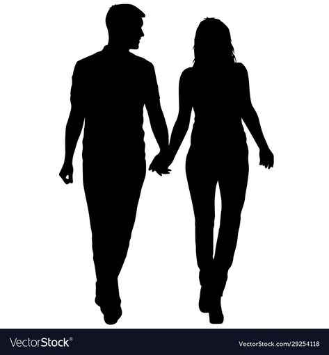 Carrie Poster, Ink Tattoo Ideas, Hand Outline, Walking Hand In Hand, Hand Silhouette, Couples Walking, Woman Walking, Les Couples, Hand In Hand