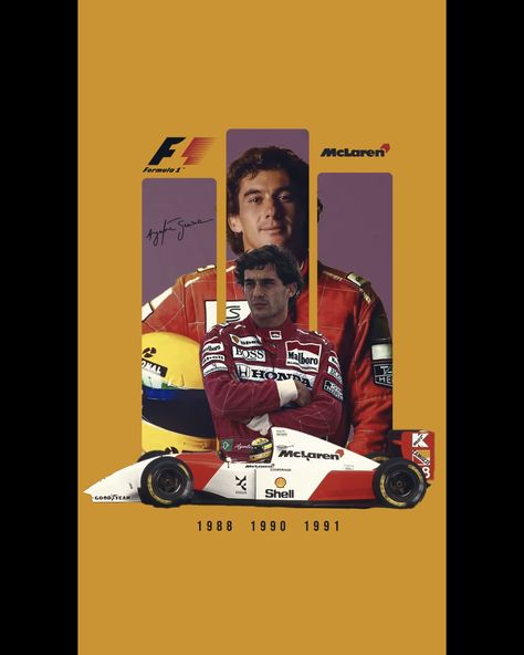 @f1 og's wallpaper Senna Wallpaper, Formula 1 Wallpapers, F1 Poster Design, Senna F1, Formula 1 Iphone Wallpaper, Aryton Senna, F1 Wallpaper, Car Facts, Mclaren Formula 1