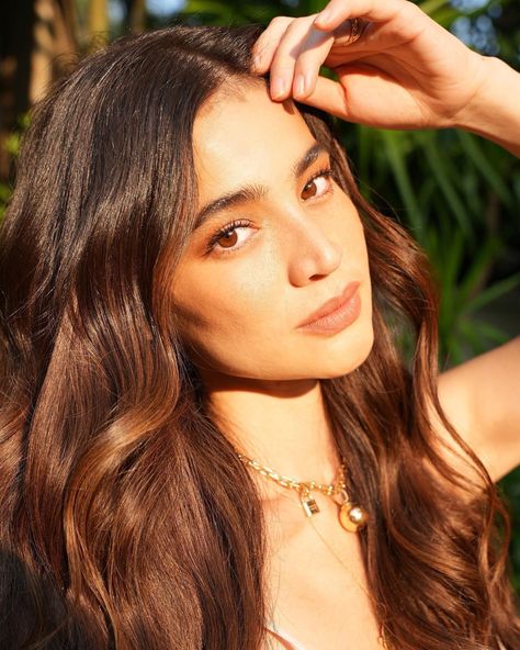 Anne Curtis Outfit, Anne Curtis, Face Card, Long Curly Hair, Long Curly, Percy Jackson, Golden Hour, Wavy Hair, Curly Hair Styles