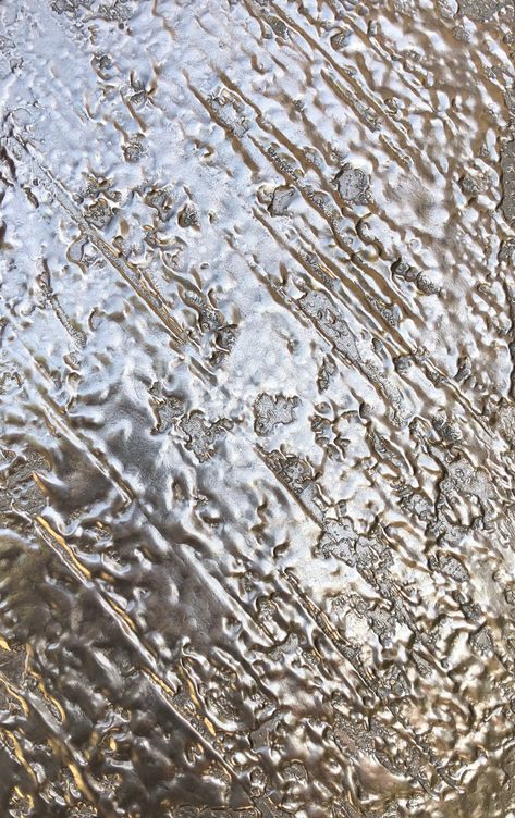 Liquid Metal Textur,Luxe-Surface Design Studio Surface Design Textile, Venetian Plaster Walls, Melting Metal, Wall Texture Design, Liquid Metal, Texture Inspiration, Wood And Marble, Material Textures, Metal Texture