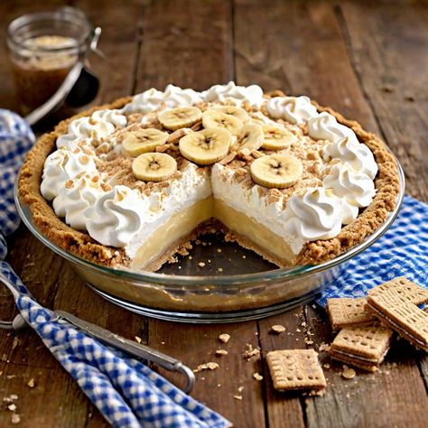 Bannana Cream Pie, Strawberry Cream Pie Recipe, Slow Cooker Banana Bread, Bakers Square, Easy Banana Cream Pie, Coconut Pie Recipe, Banana Cream Pie Recipe, Strawberry Cream Pies, Banana Pie